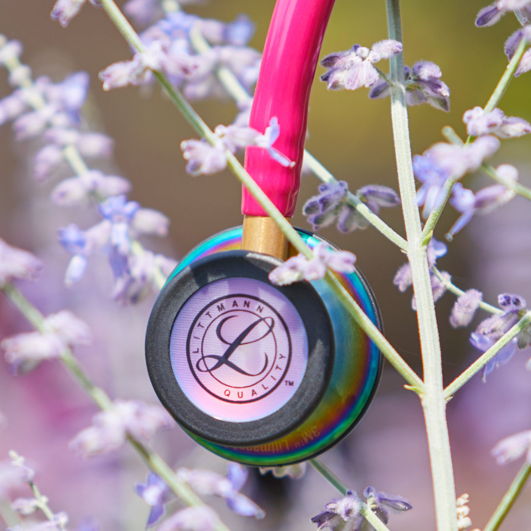 Littmann Classic III Monitoring Stethoscope: Raspberry Rainbow 5806 Stethoscopes 3M Littmann