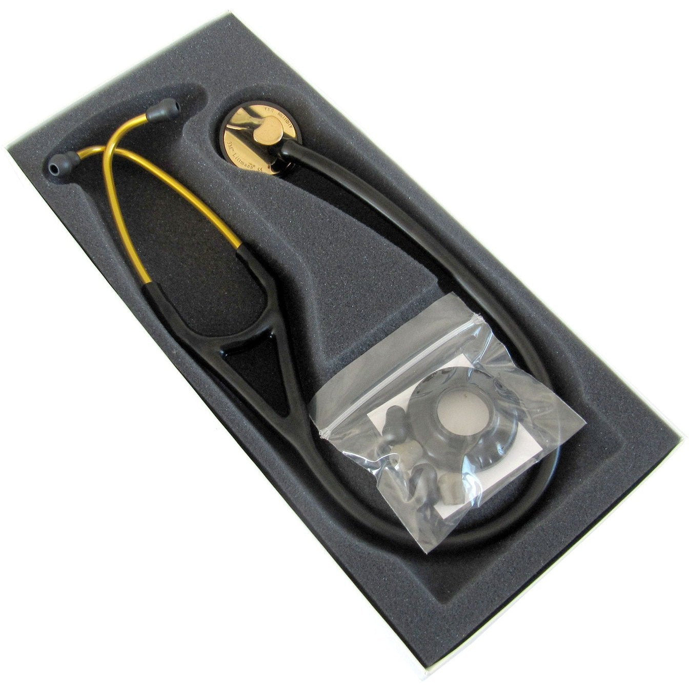 Littmann Master Cardiology Stethoscope: Black & Brass Finish 2175 Stethoscopes 3M Littmann