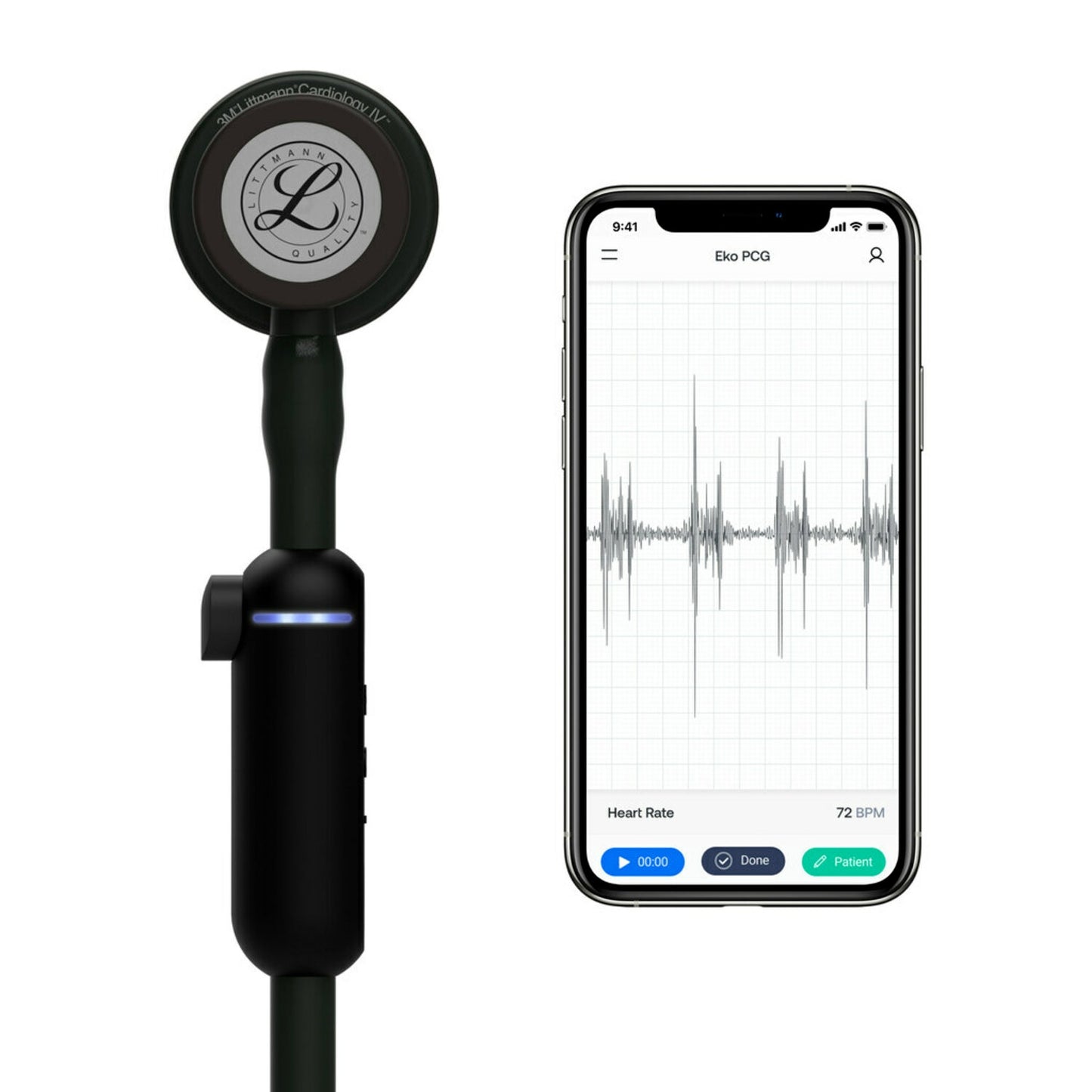 3M™ Littmann® CORE Digital Stethoscope - Black 8480 Stethoscopes 3M Littmann
