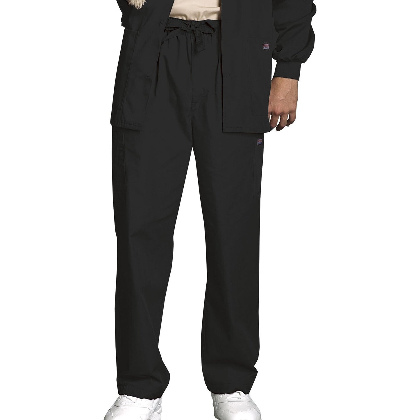 Cherokee Men's WorkWear Cargo Scrub Pant - Tall Scrubs Cherokee XL Black
