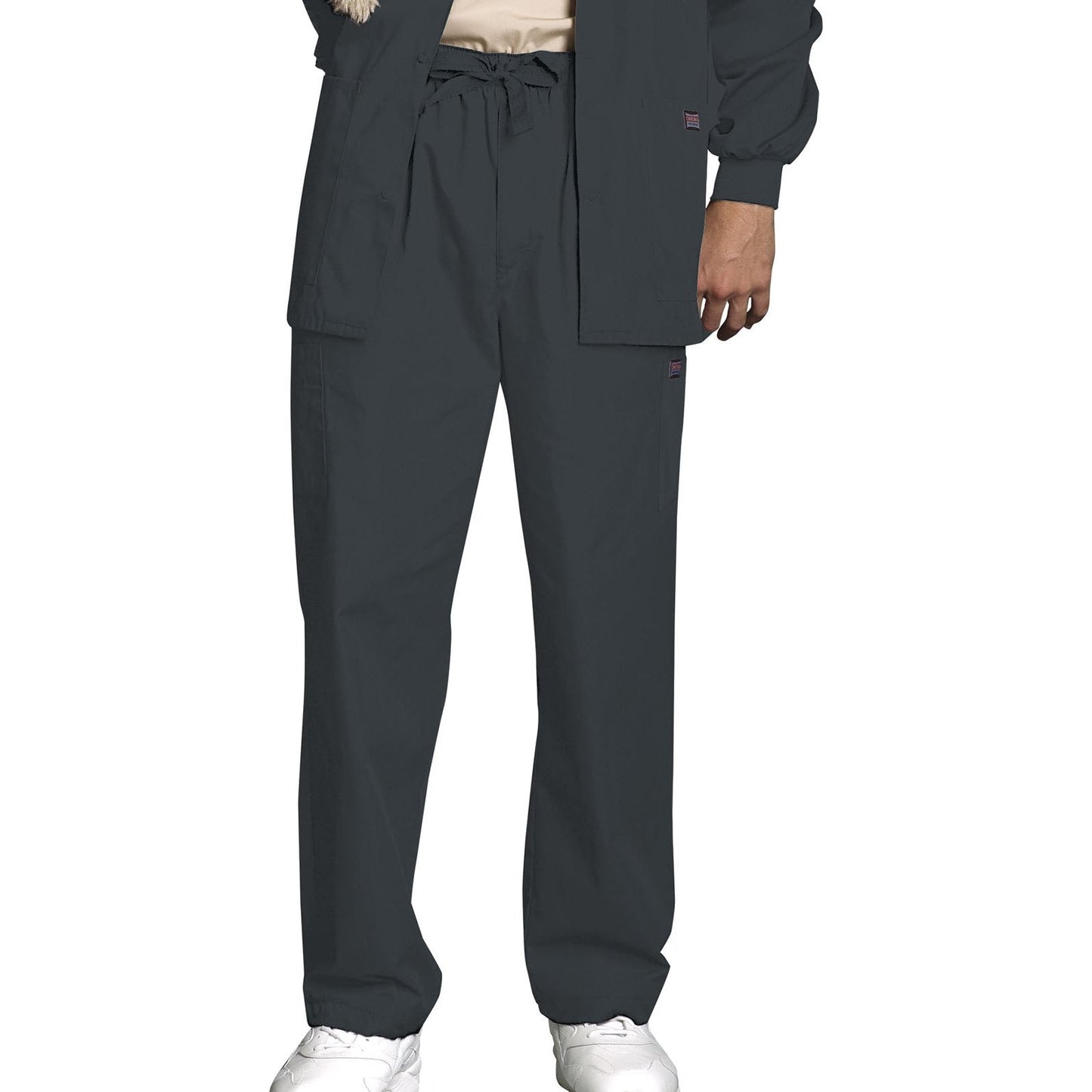 Cherokee Men's WorkWear Cargo Scrub Pant - Tall Scrubs Cherokee S Pewter