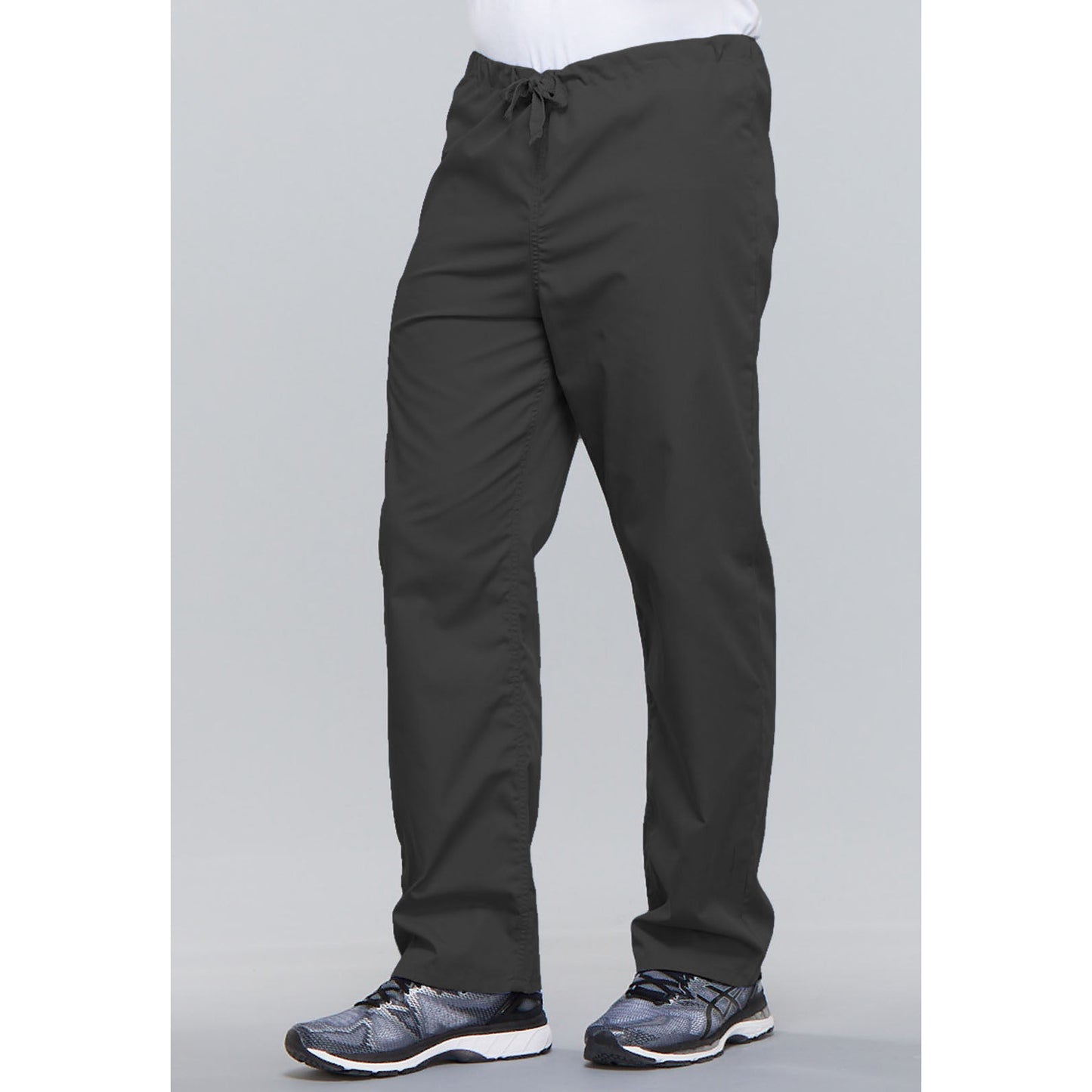 Cherokee WorkWear Unisex Drawstring Scrub Pants Cherokee XS Pewter
