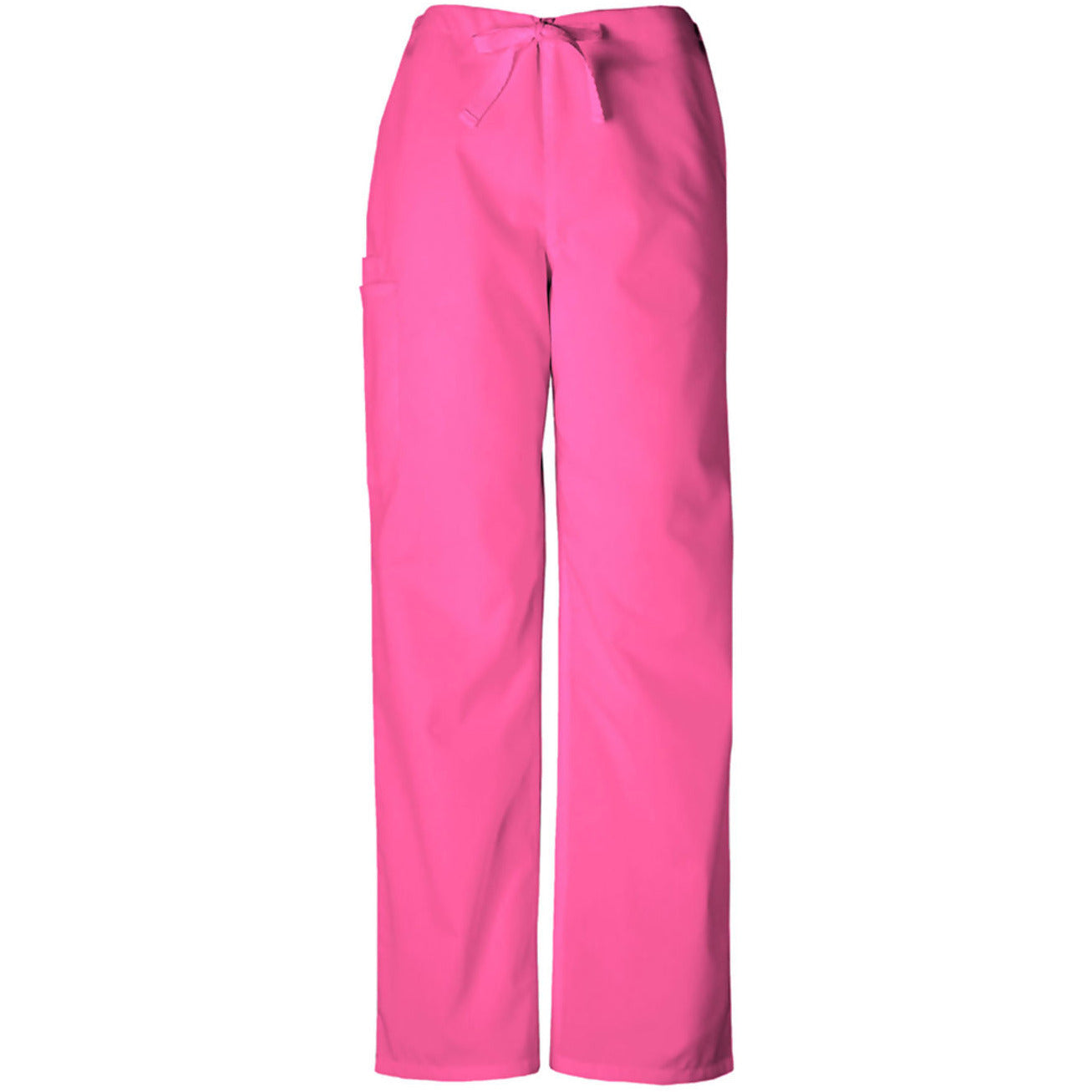 Cherokee WorkWear Unisex Drawstring Scrub Pant - Petite Scrubs Cherokee XS Shocking Pink 