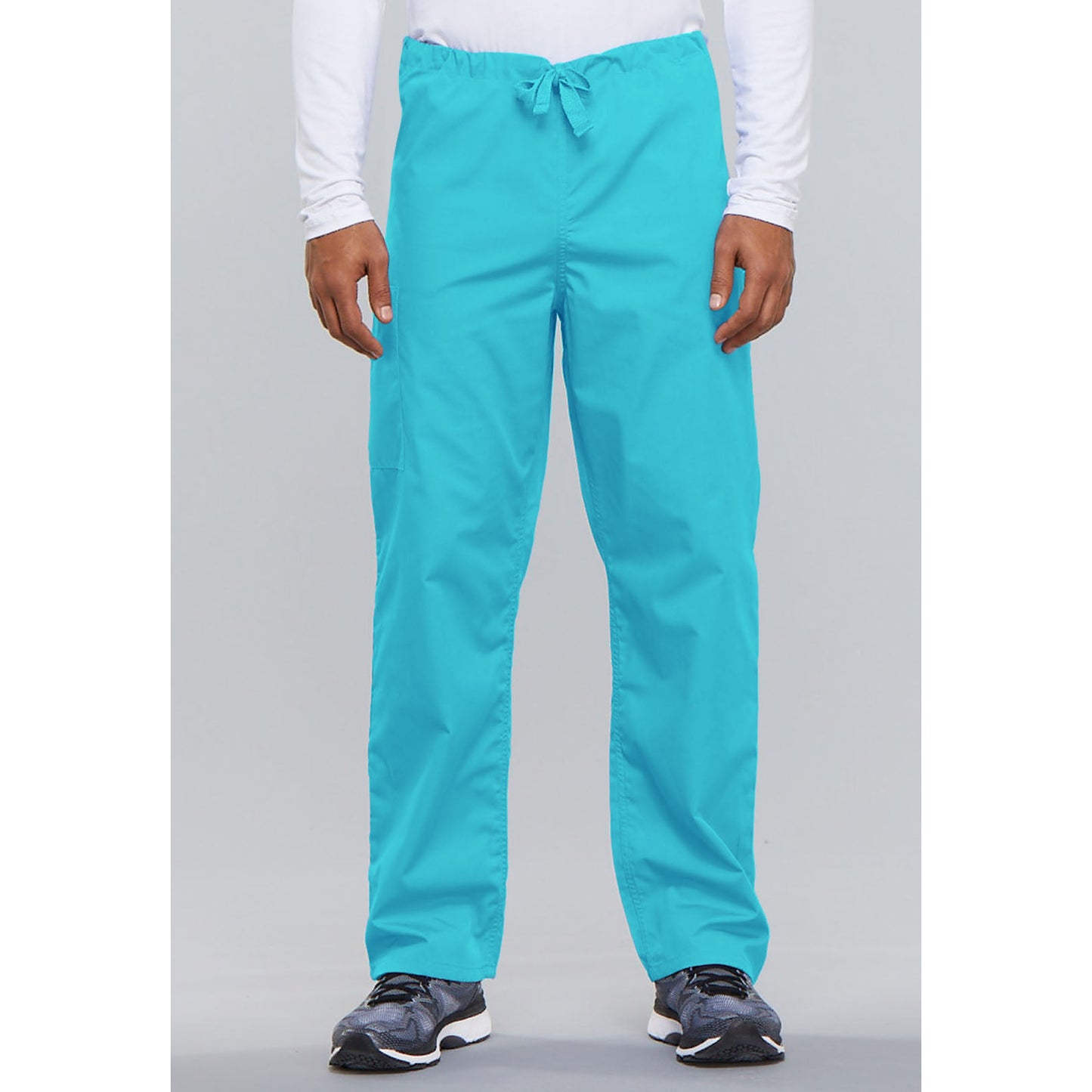 Cherokee WorkWear Unisex Drawstring Scrub Pants Cherokee XS Turquoise