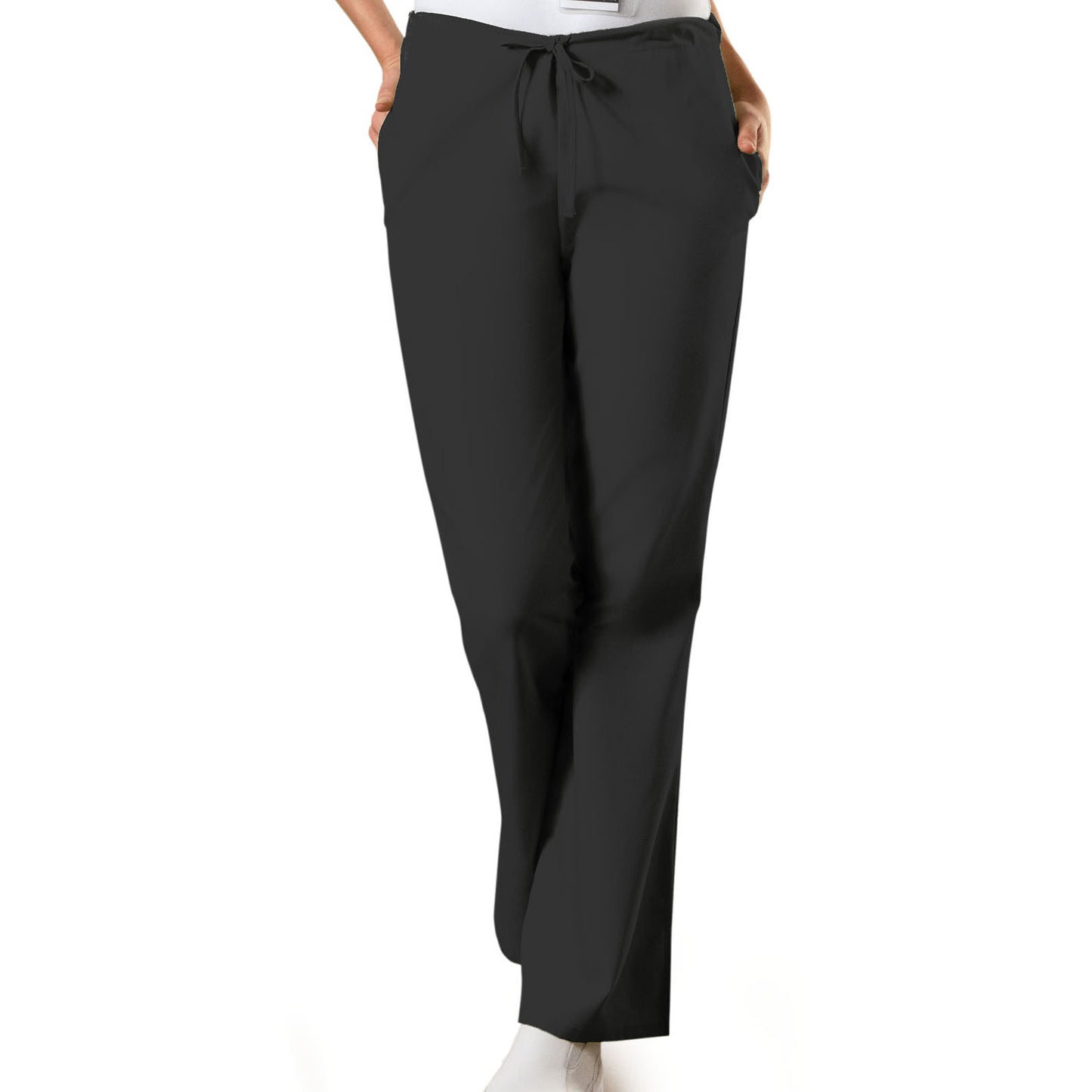 Cherokee WorkWear Women's Flare Leg Drawstring Scrub Pant  Cherokee XS Black 