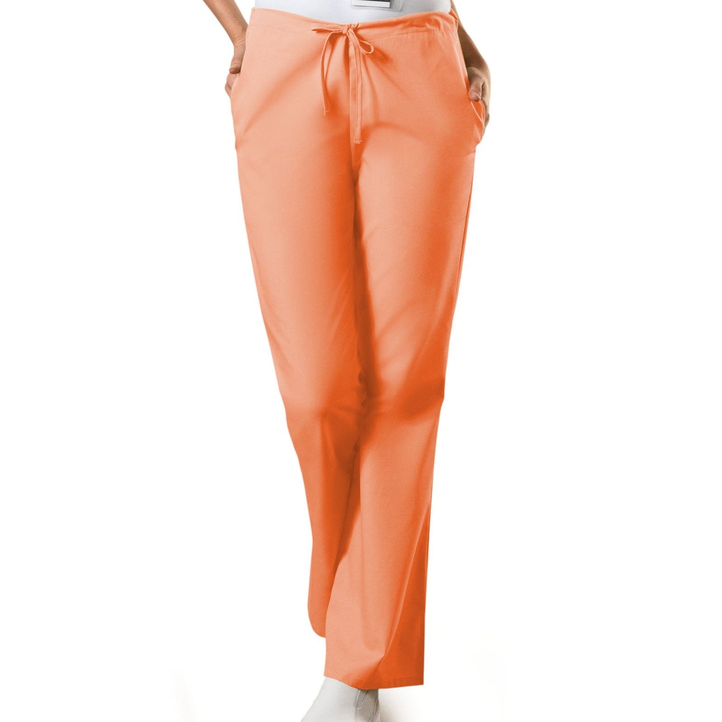 Cherokee WorkWear Women's Flare Leg Drawstring Scrub Pant - Petite Scrubs Cherokee