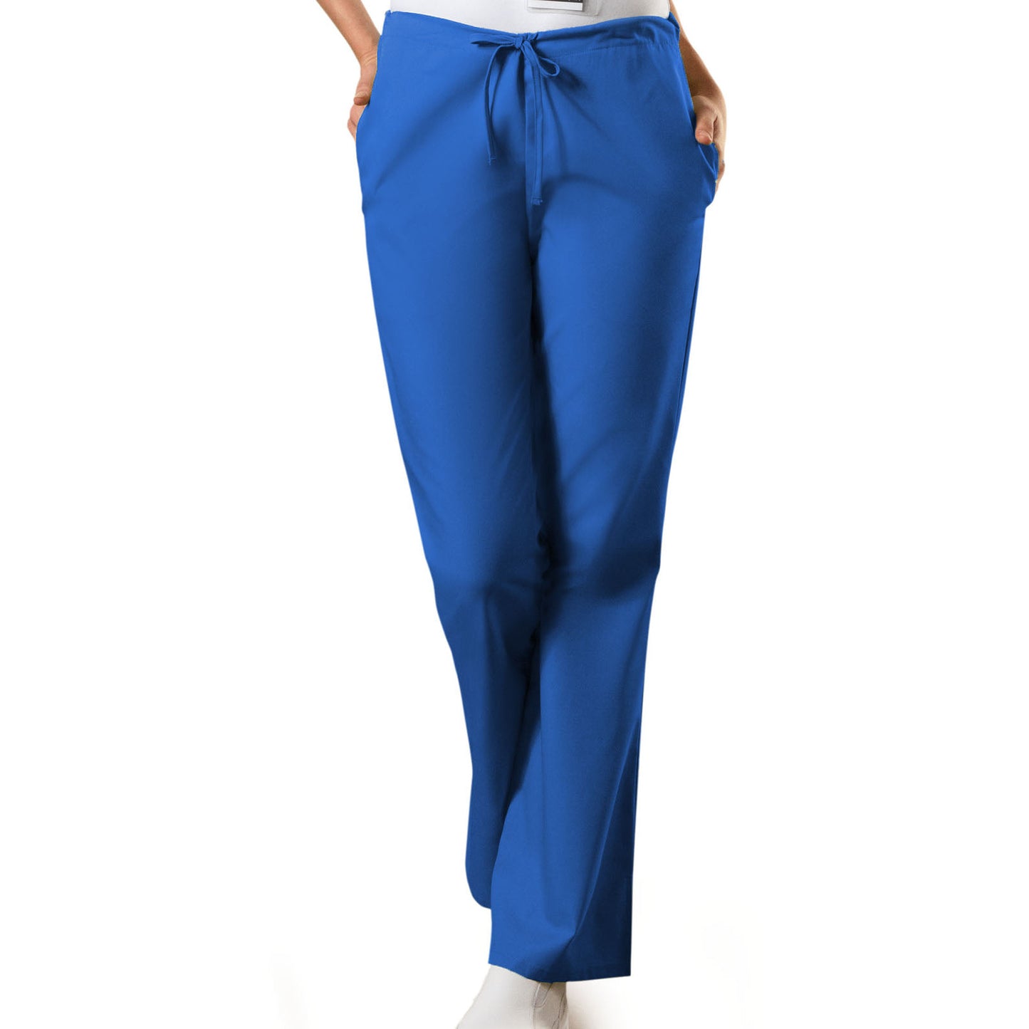 Cherokee WorkWear Women's Flare Leg Drawstring Scrub Pant  Cherokee XS Royal Blue 