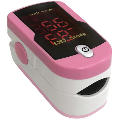 Fingertip Pulse Oximeter Diagnostics Prestige Hot Pink  