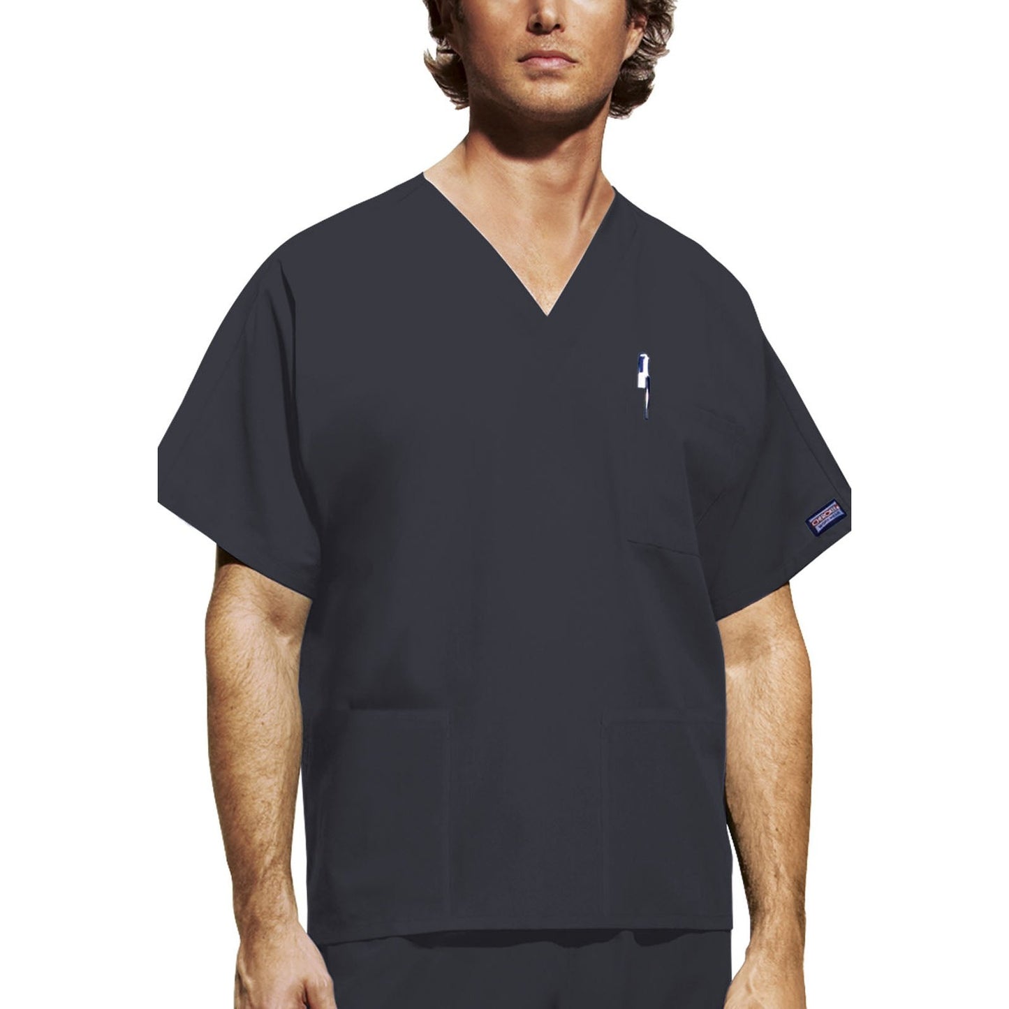 Cherokee WorkWear Unisex V-Neck Scrub Top Scrubs Cherokee