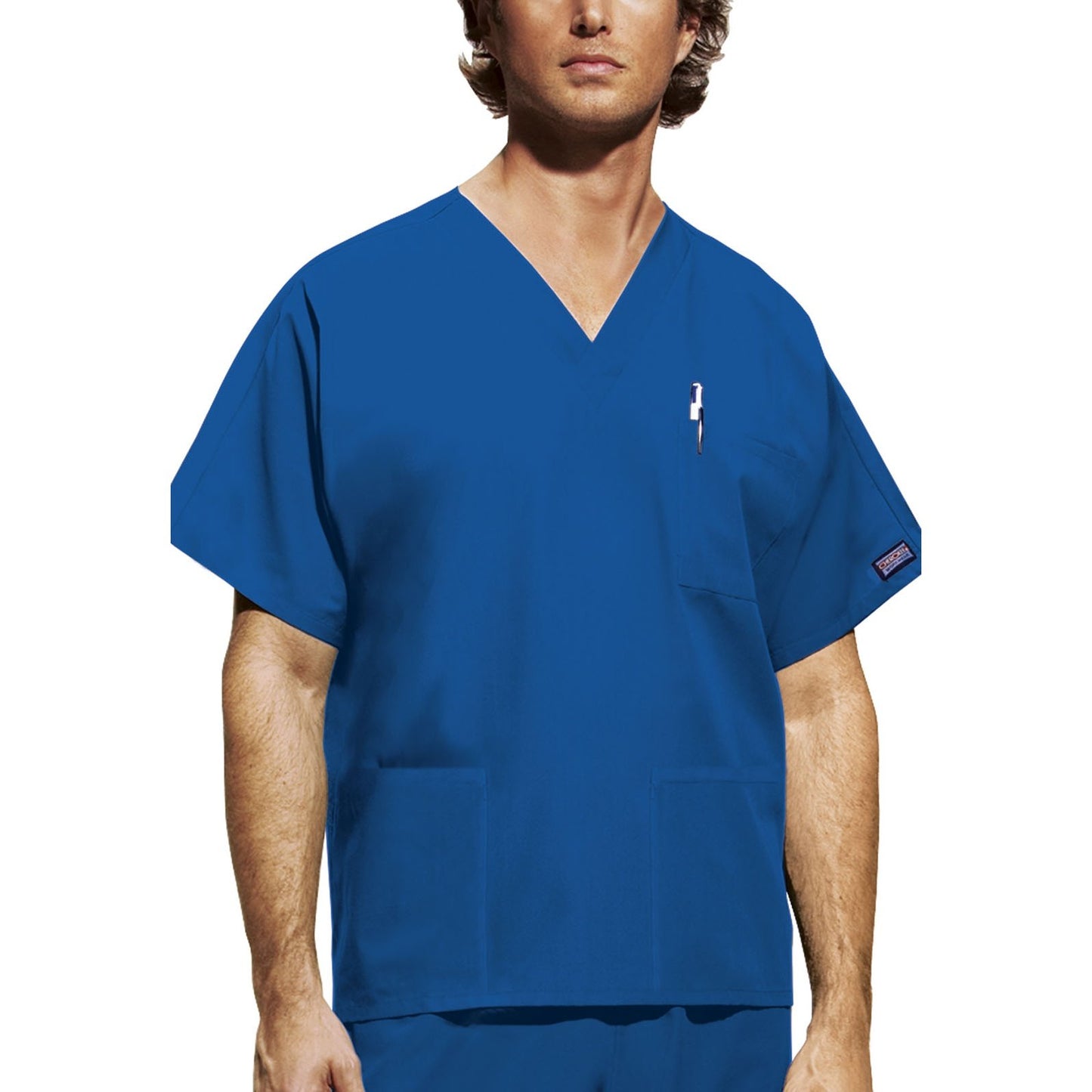 Cherokee WorkWear Unisex V-Neck Scrub Top Scrubs Cherokee