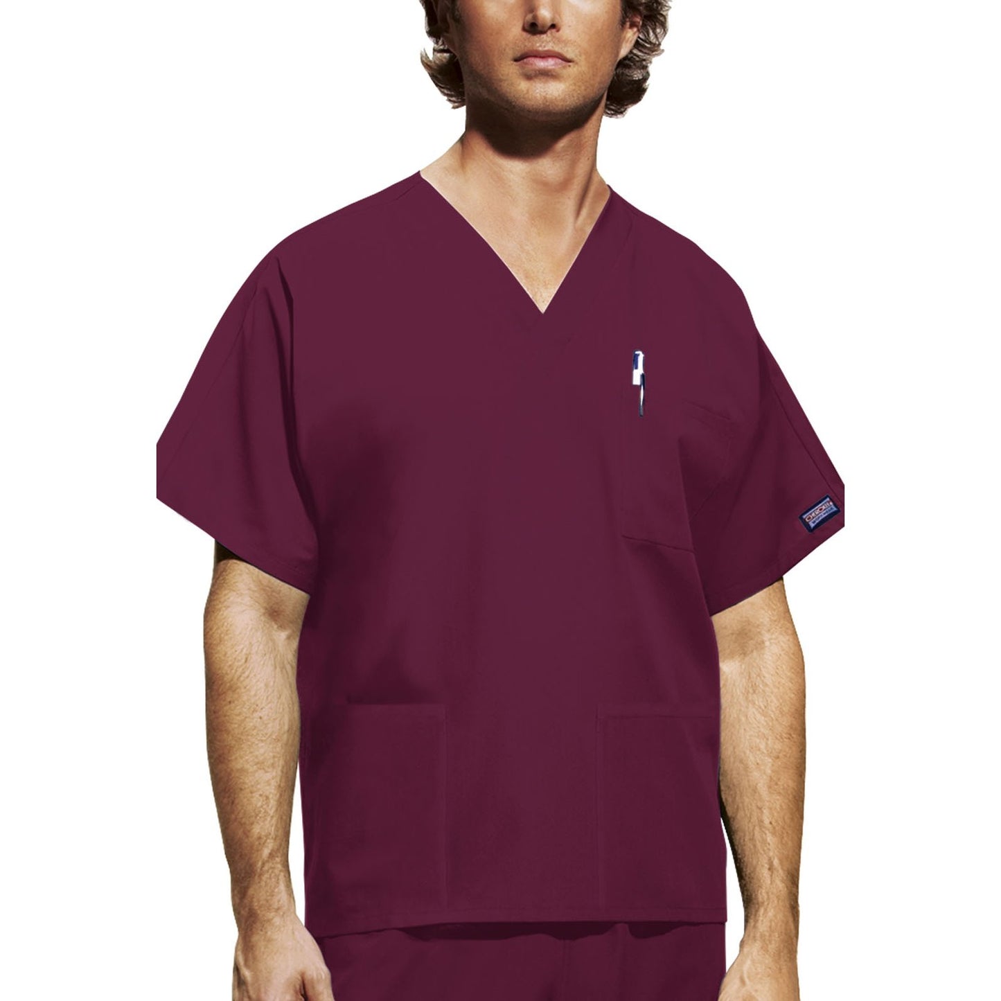 Cherokee WorkWear Unisex V-Neck Scrub Top Scrubs Cherokee