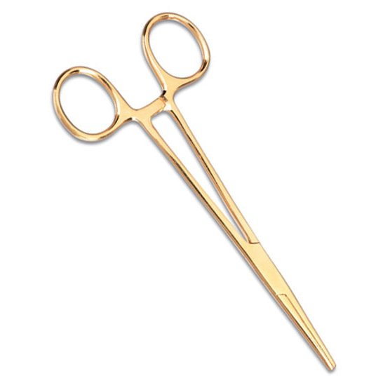 5.5" Gold Plated Kelly Forceps Accessories Prestige