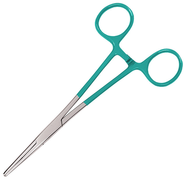 5.5" ColorMate™ Kelly Forceps Teal Accessories Prestige   