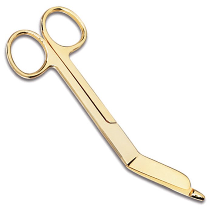 5.5" Gold Plated Bandage Scissor Accessories Prestige