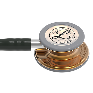 Littmann Classic III Monitoring Stethoscope: High Polished Copper & Black Limited Edition 5646/B Over-engraved Stethoscopes Littmann Stethoscopes