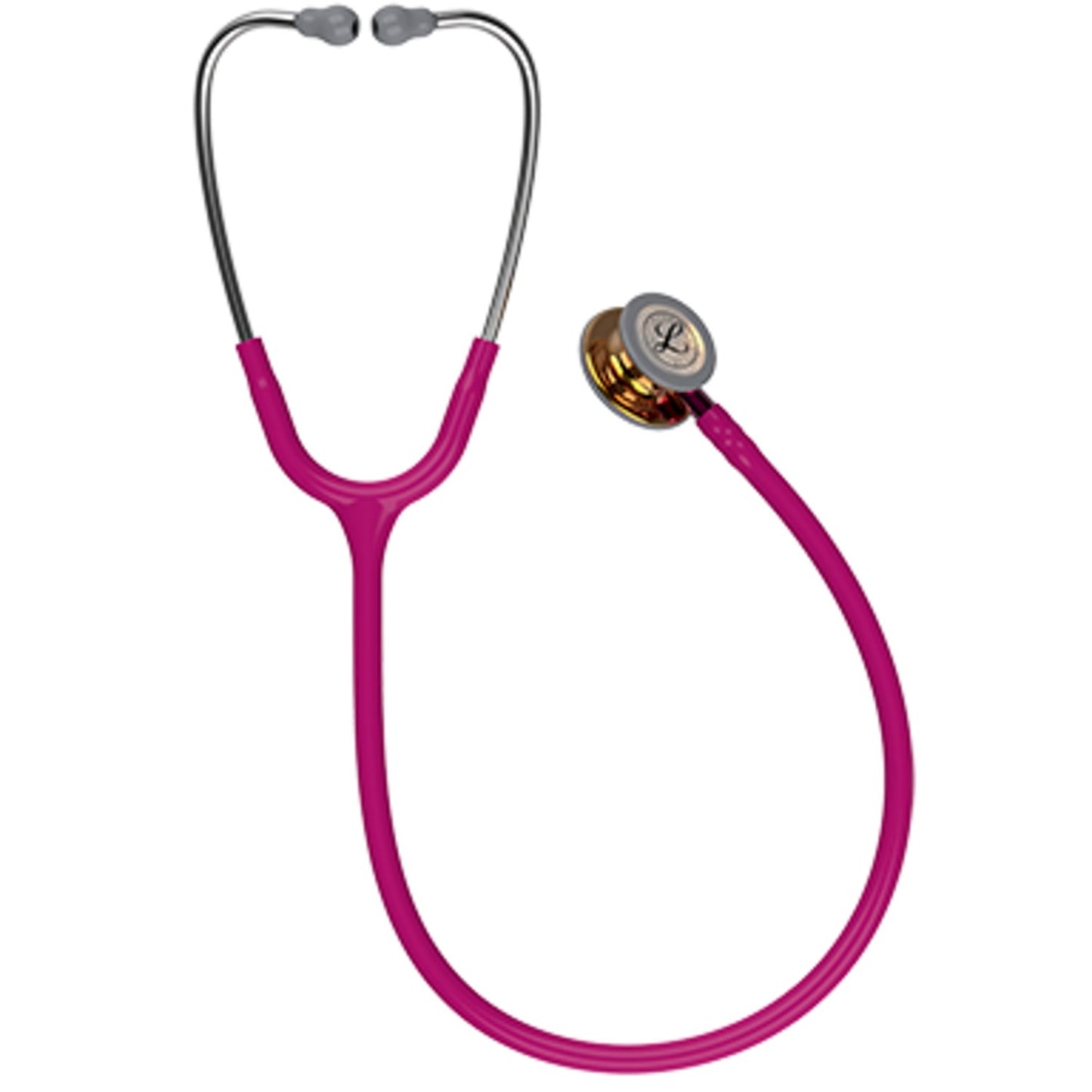 Littmann Classic III Monitoring Stethoscope: High Polished Copper & Raspberry - Pink Stem Limited Edition 5647 Stethoscopes 3M Littmann