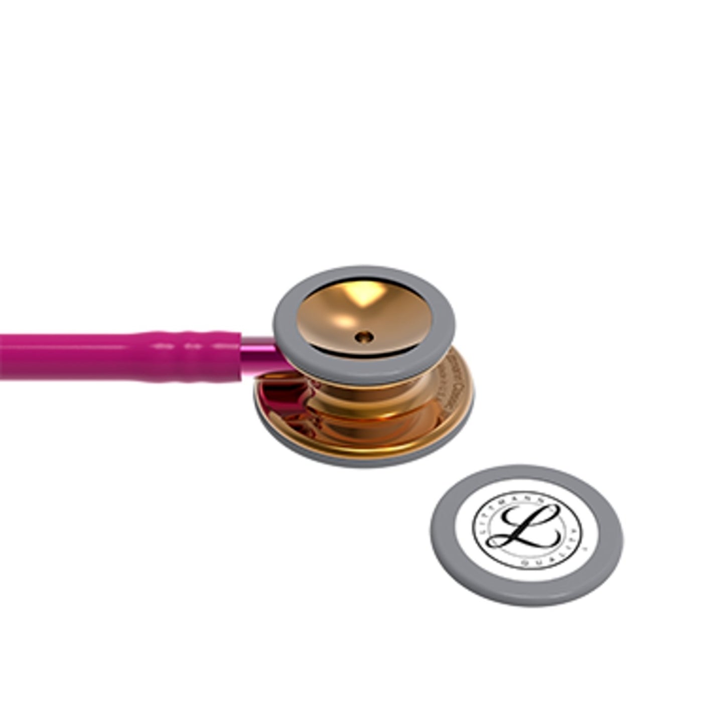 Littmann Classic III Monitoring Stethoscope: High Polished Copper & Raspberry - Pink Stem Limited Edition 5647 Stethoscopes 3M Littmann