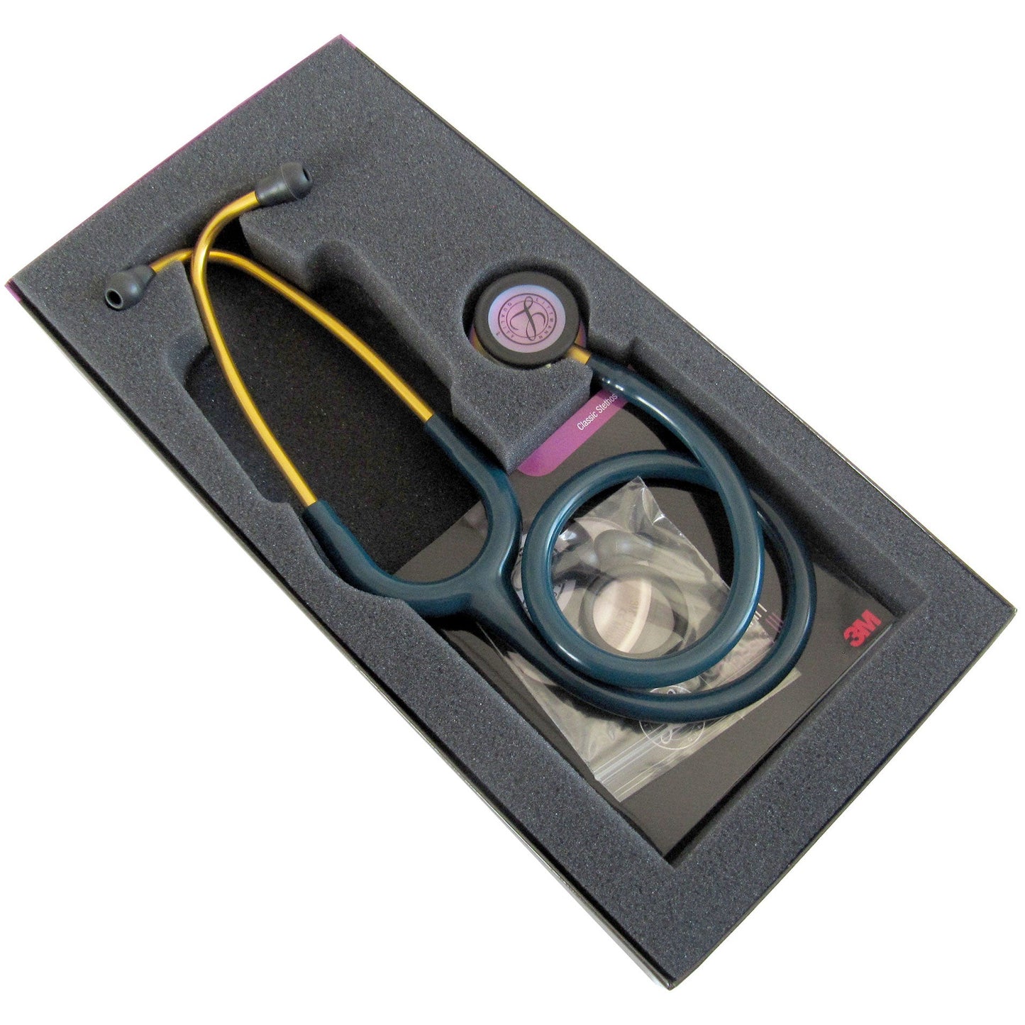 Littmann Classic III Monitoring Stethoscope: Caribbean Blue Rainbow 5807 Stethoscopes 3M Littmann