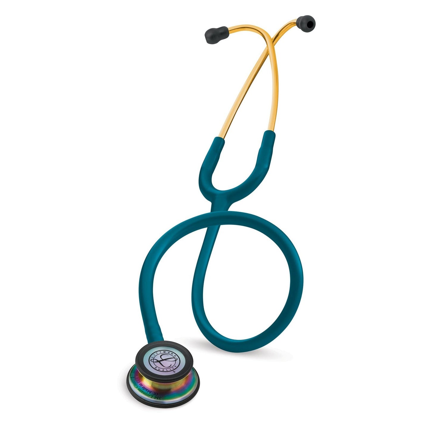 Littmann Classic III Monitoring Stethoscope: Caribbean Blue Rainbow 5807 Stethoscopes 3M Littmann