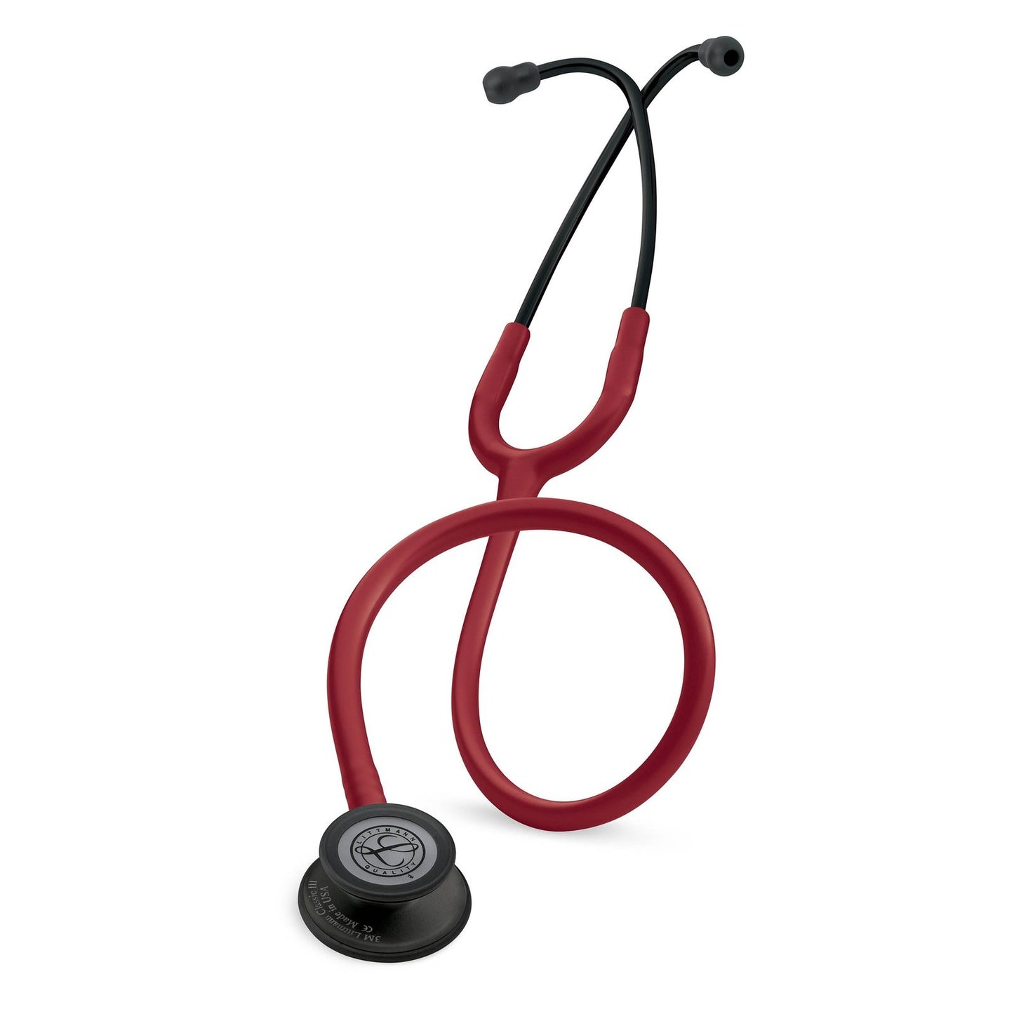 Littmann Classic III Monitoring Stethoscope: Black and Burgundy 5868 3M Littmann Stethoscopes 3M Littmann   