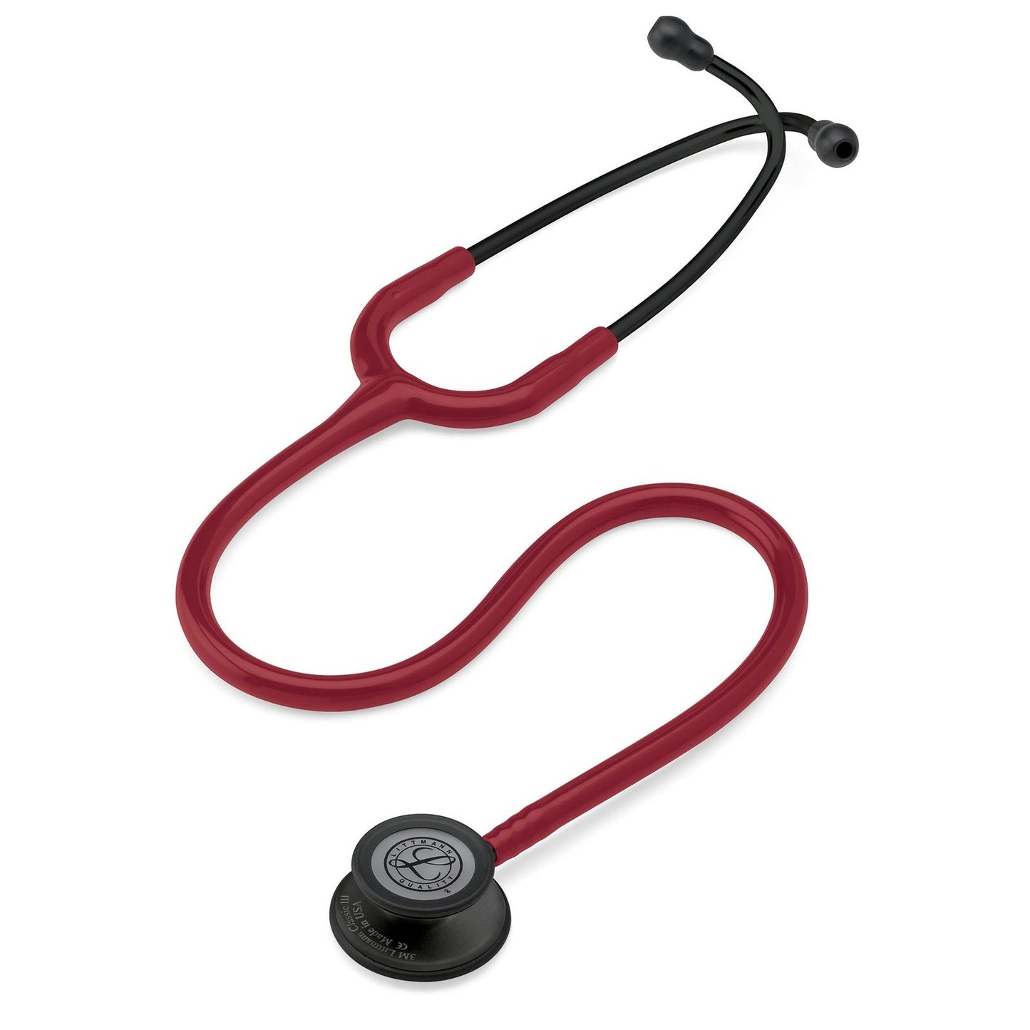 Littmann Classic III Monitoring Stethoscope: Black and Burgundy 5868 3M Littmann Stethoscopes 3M Littmann   