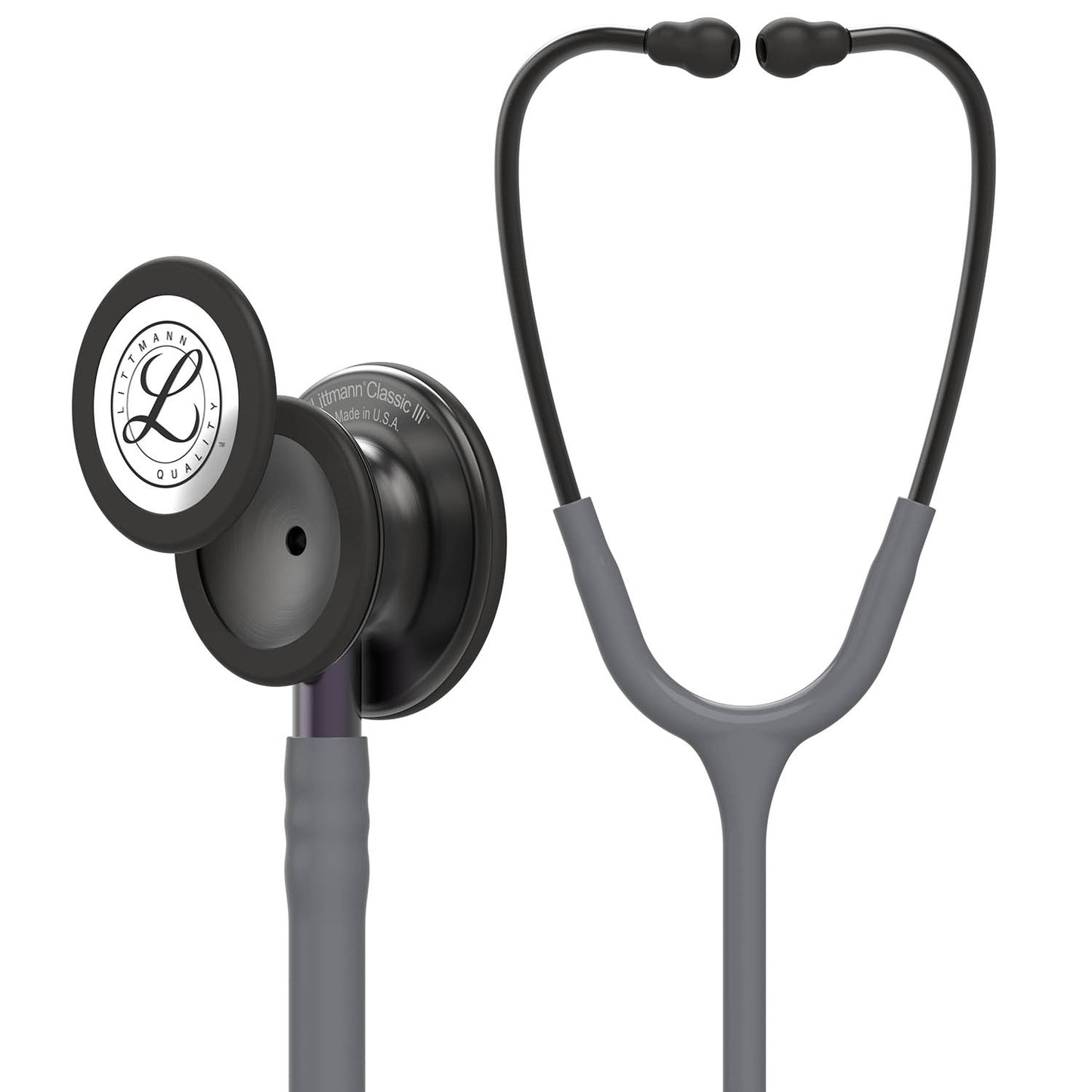 Littmann Classic III Monitoring Stethoscope: Smoke & Gray - Violet Stem 5873 Stethoscopes 3M Littmann