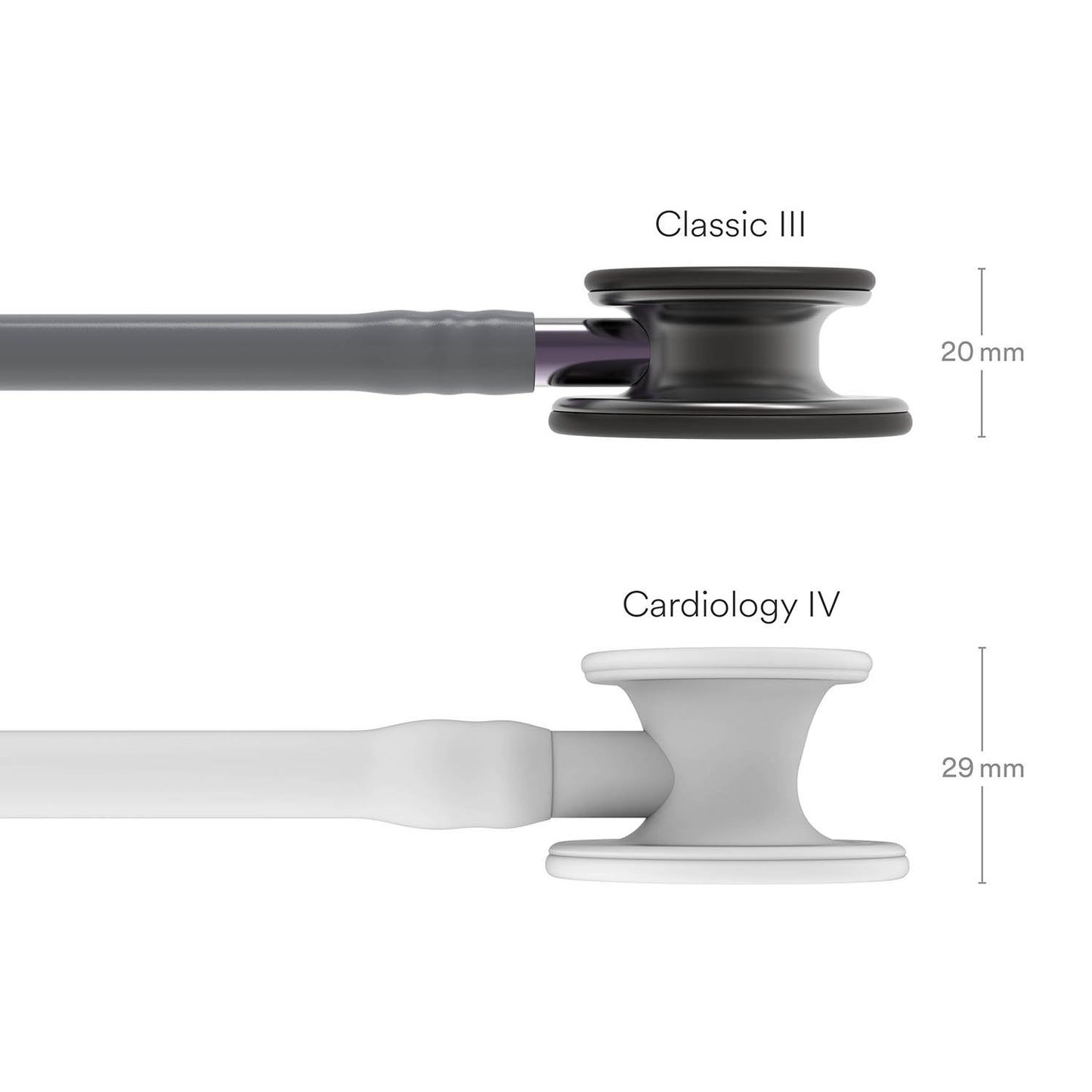 Littmann Classic III Monitoring Stethoscope: Smoke & Gray - Violet Stem 5873 Stethoscopes 3M Littmann   