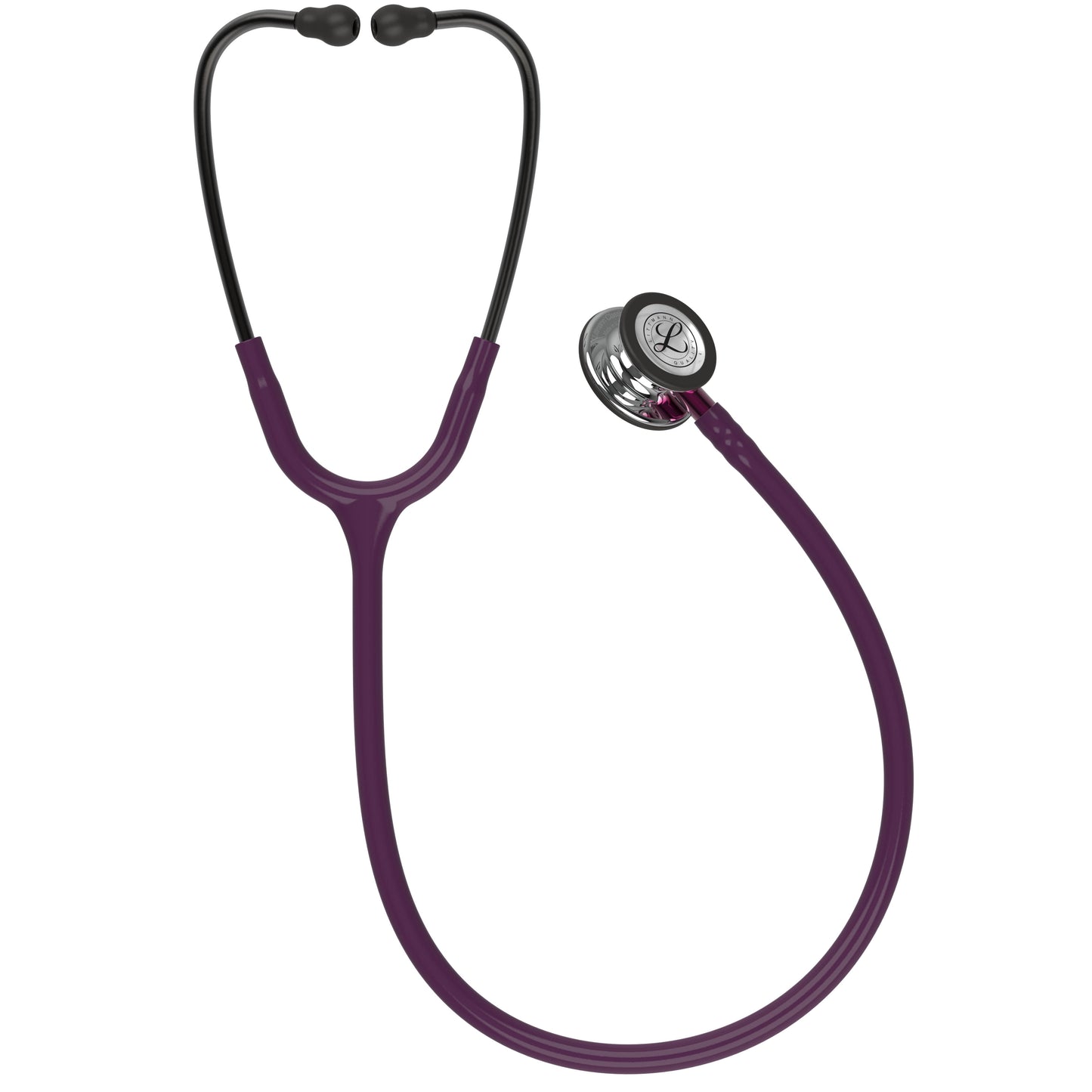 Littmann Classic III Monitoring Stethoscope: Mirror & Plum - Pink Stem 5960 Stethoscopes 3M Littmann   