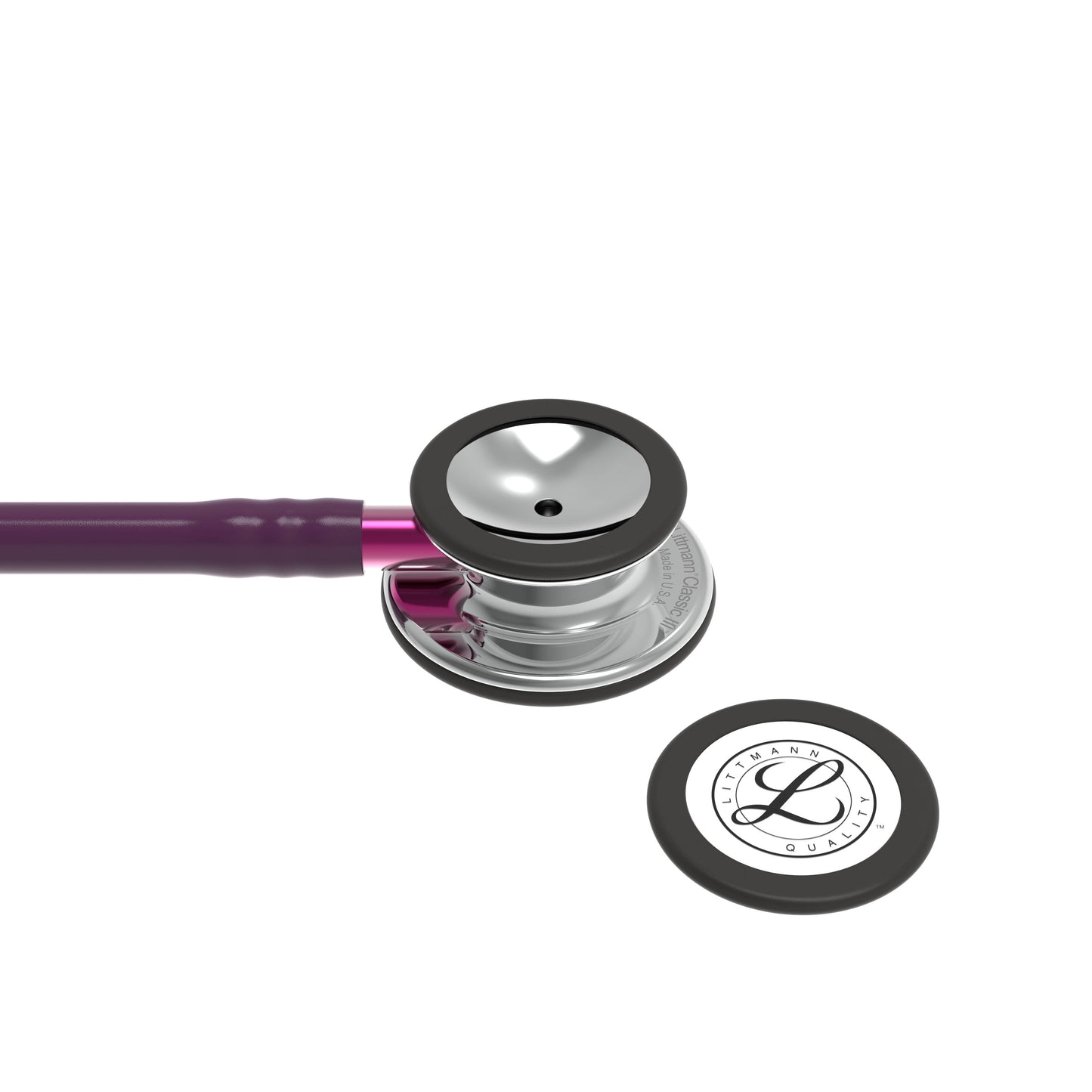 Littmann Classic III Monitoring Stethoscope: Mirror & Plum - Pink Stem 5960 Stethoscopes 3M Littmann   