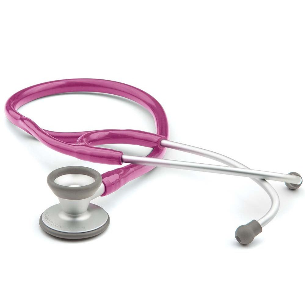 Adscope® 606 Ultra-lite Cardiology Stethoscope Stethoscopes ADC Metallic Raspberry  