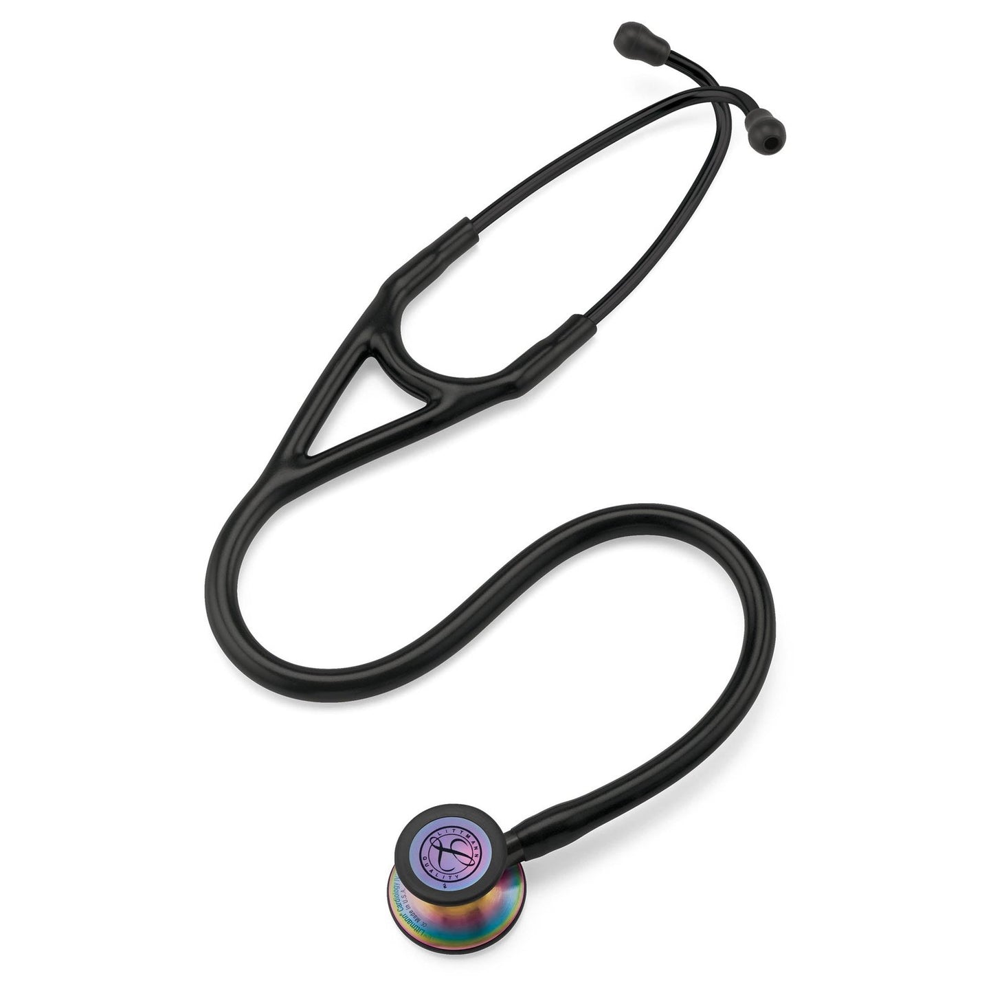 Littmann Cardiology IV Diagnostic Stethoscope: Black & Rainbow 6165 Stethoscopes 3M Littmann   