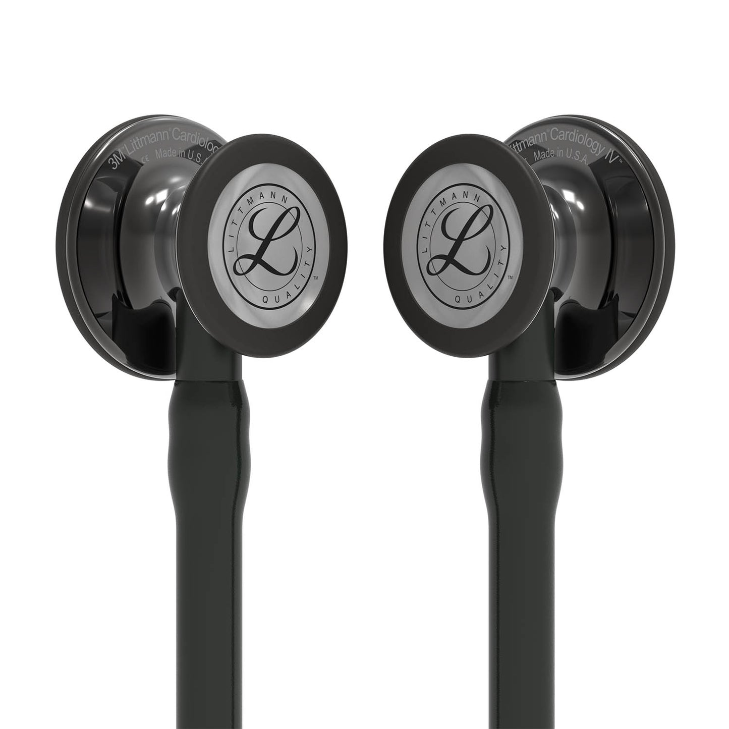 Littmann Cardiology IV Diagnostic Stethoscope: Smoke & Black - Black Stem 6232 Stethoscopes 3M Littmann