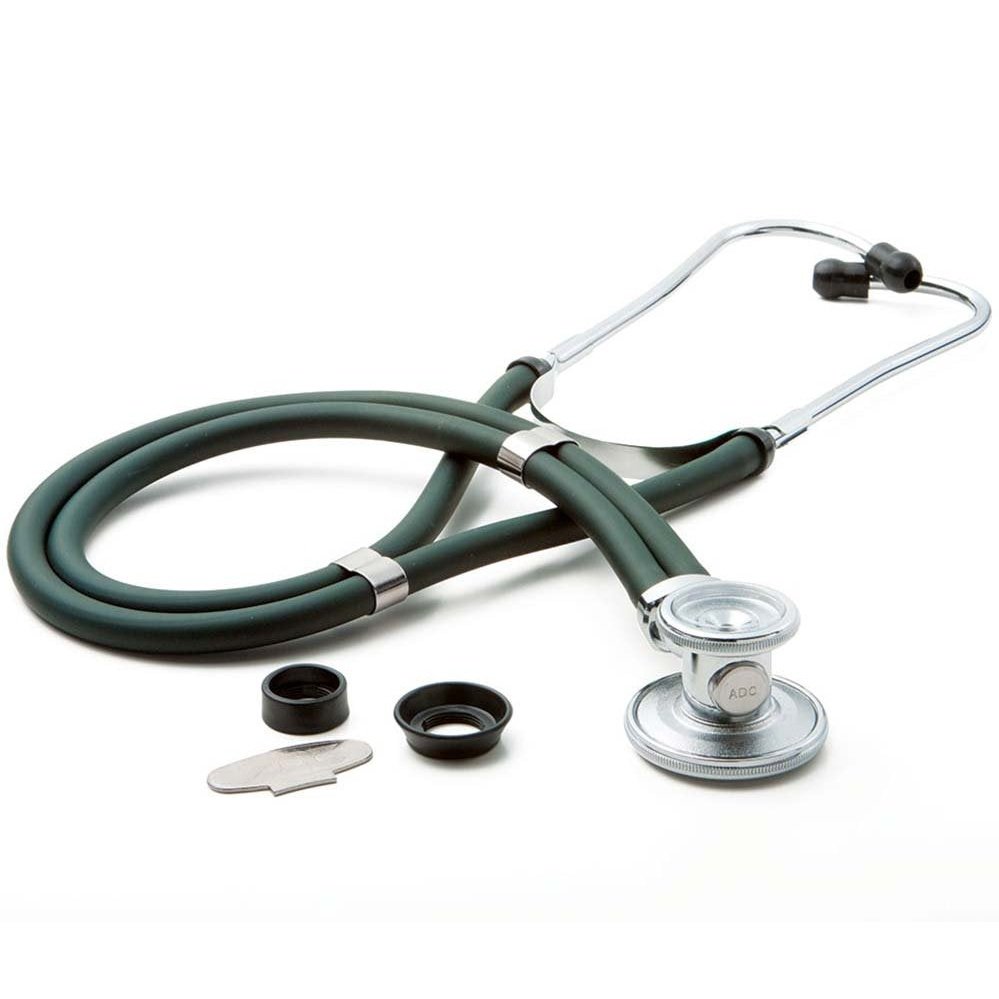 Adscope 641 sprague rappaport stethoscope Stethoscopes ADC Dark Green  