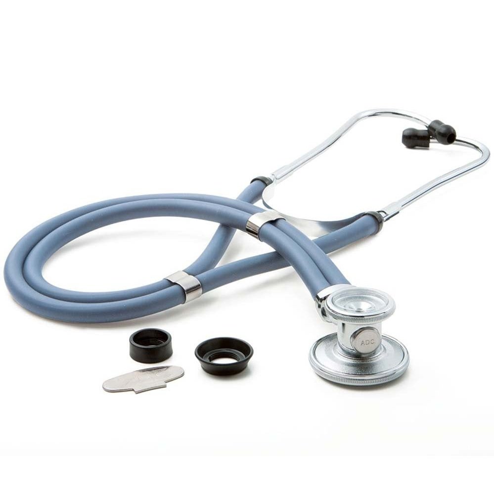 Adscope 641 sprague rappaport stethoscope Stethoscopes ADC Light Blue  