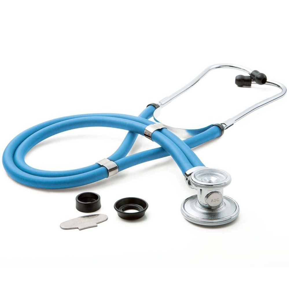 Adscope 641 sprague rappaport stethoscope Stethoscopes ADC Neon Blue  