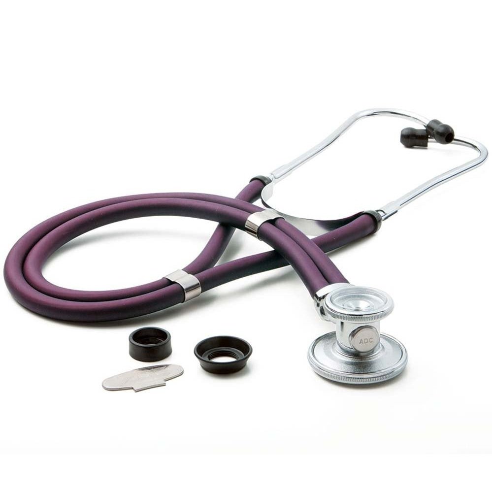 Adscope 641 sprague rappaport stethoscope Stethoscopes ADC Purple