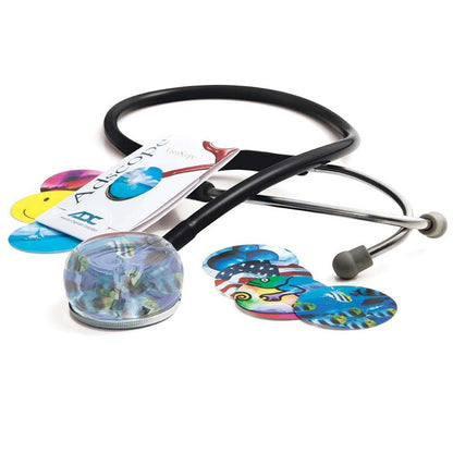 Vistascope™ Acrylic Clinician Stethoscope Stethoscopes ADC Black  