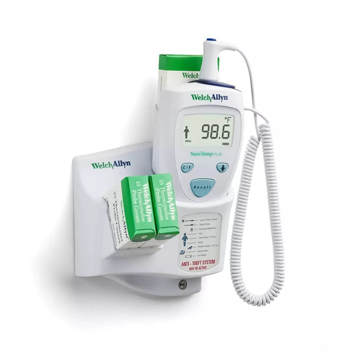 Welch Allyn Suretemp Plus 690 - Wall Mounted - Rectal Probe Diagnostics Welch Allyn