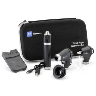 Welch Allyn 3.5V Diagnostic Set with PanOptic Plus LED Ophthalmoscope, MacroView Plus LED Otoscope for iExaminer Welch Allyn