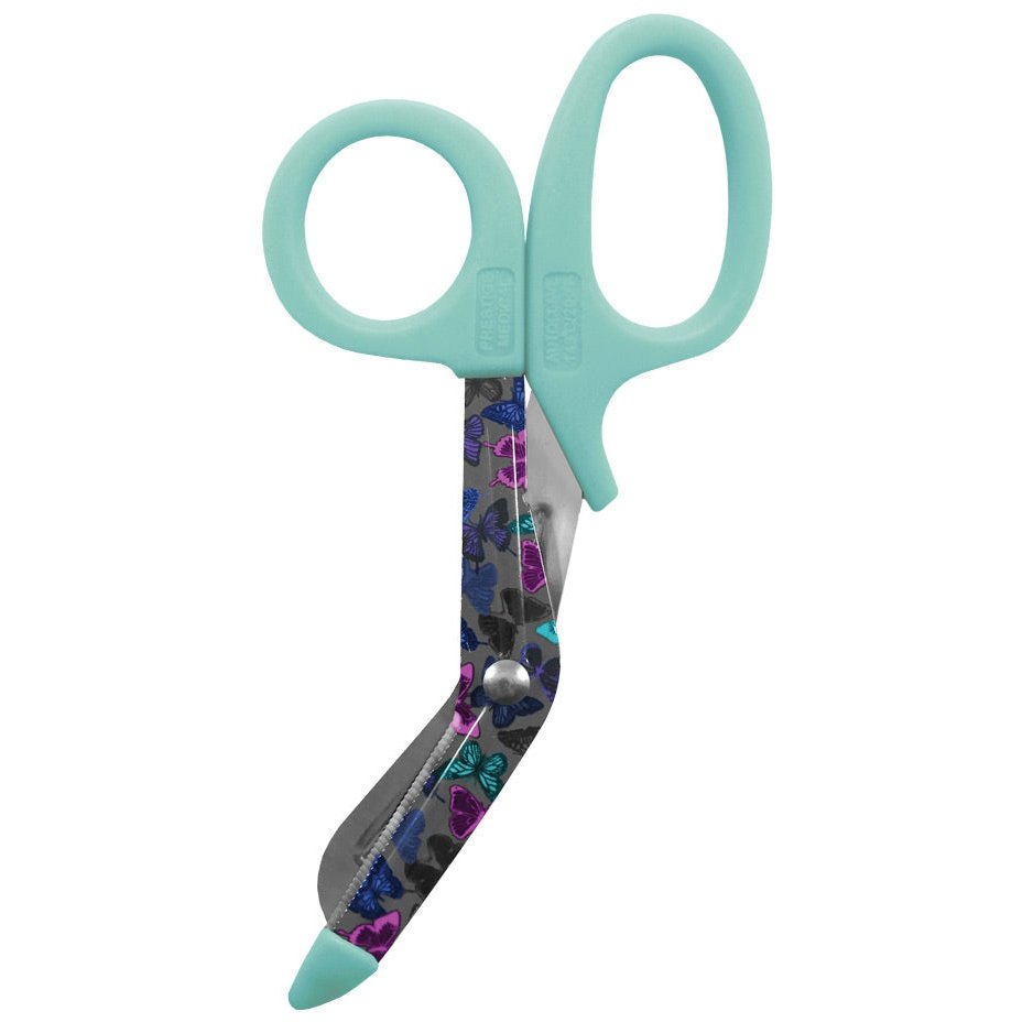 5.5" StyleMate Utility Scissor - Butterflies Grey Accessories Prestige