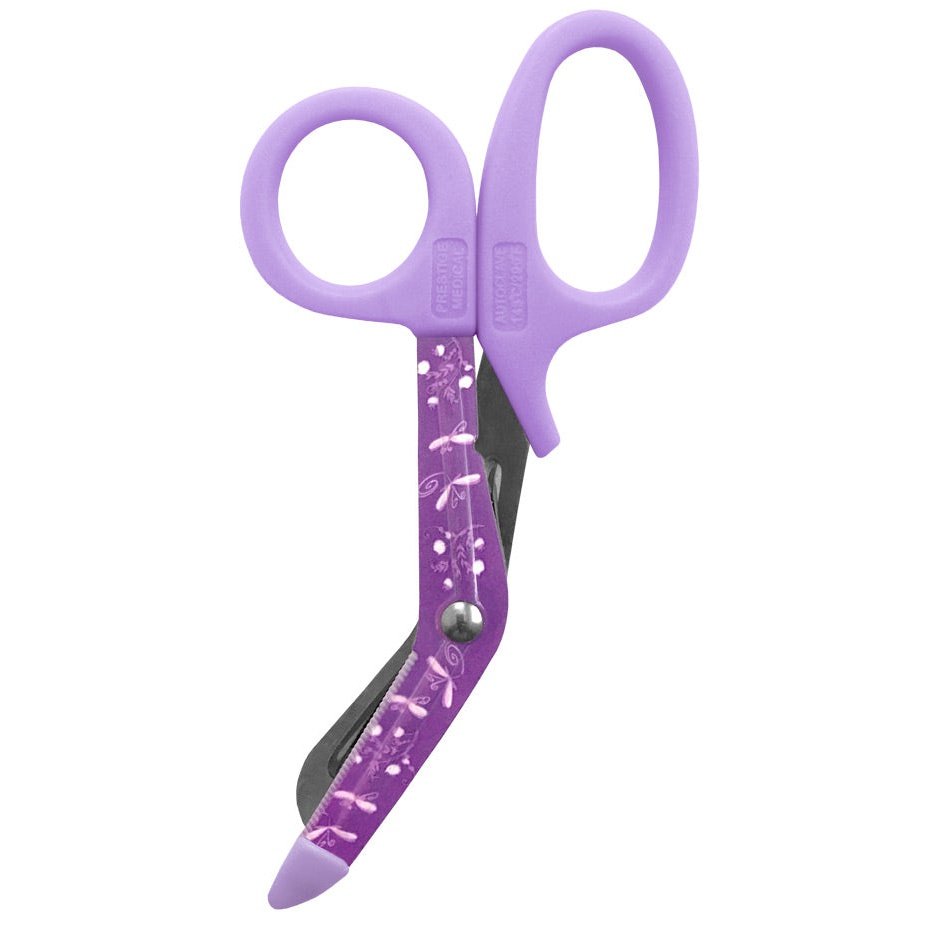 5.5" StyleMate Utility Scissor - Dragonflies Purple Accessories Prestige