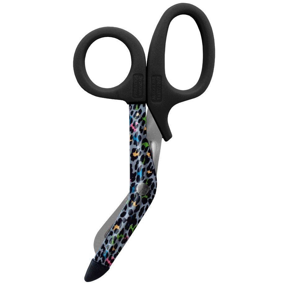 5.5" StyleMate Utility Scissor - Leopard Print Grey Accessories Prestige