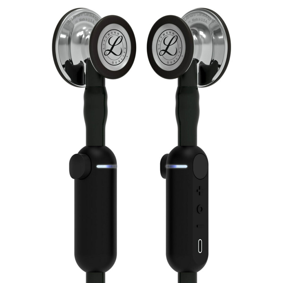Littmann CORE Digital Stethoscope - 8890 Mirror Chestpiece & Black Stethoscopes 3M Littmann