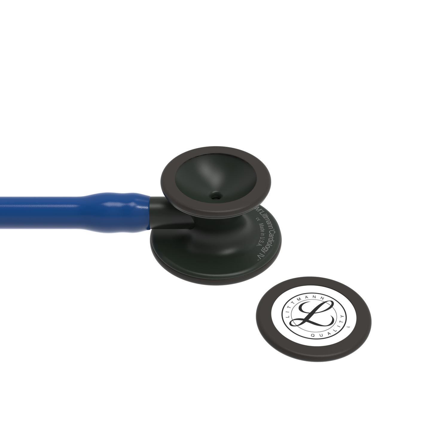 Littmann Cardiology IV Diagnostic Stethoscope: Black & Navy 6168 Stethoscopes 3M Littmann