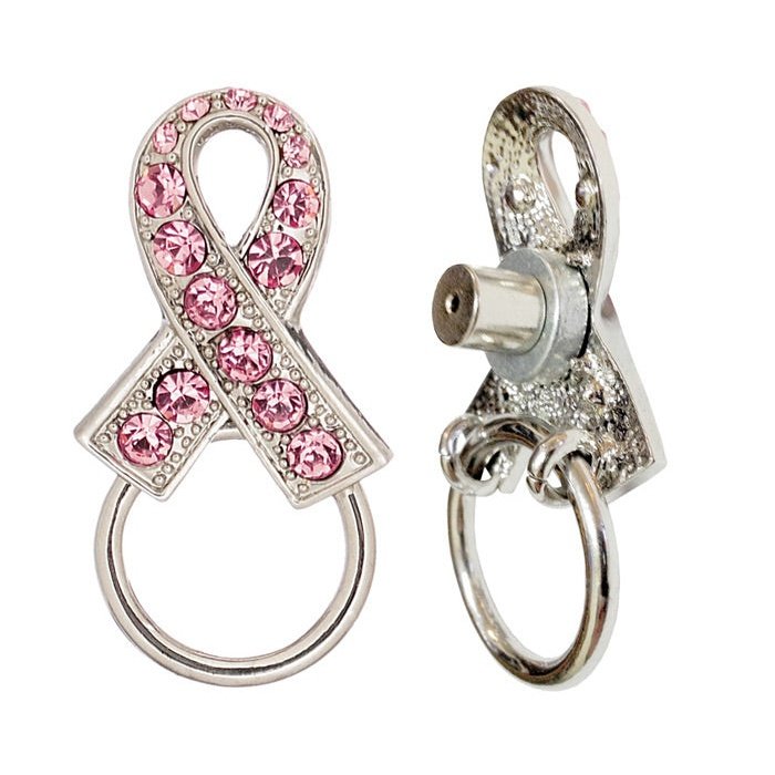 Magnetic Pink Ribbon Tac Accessories Prestige   