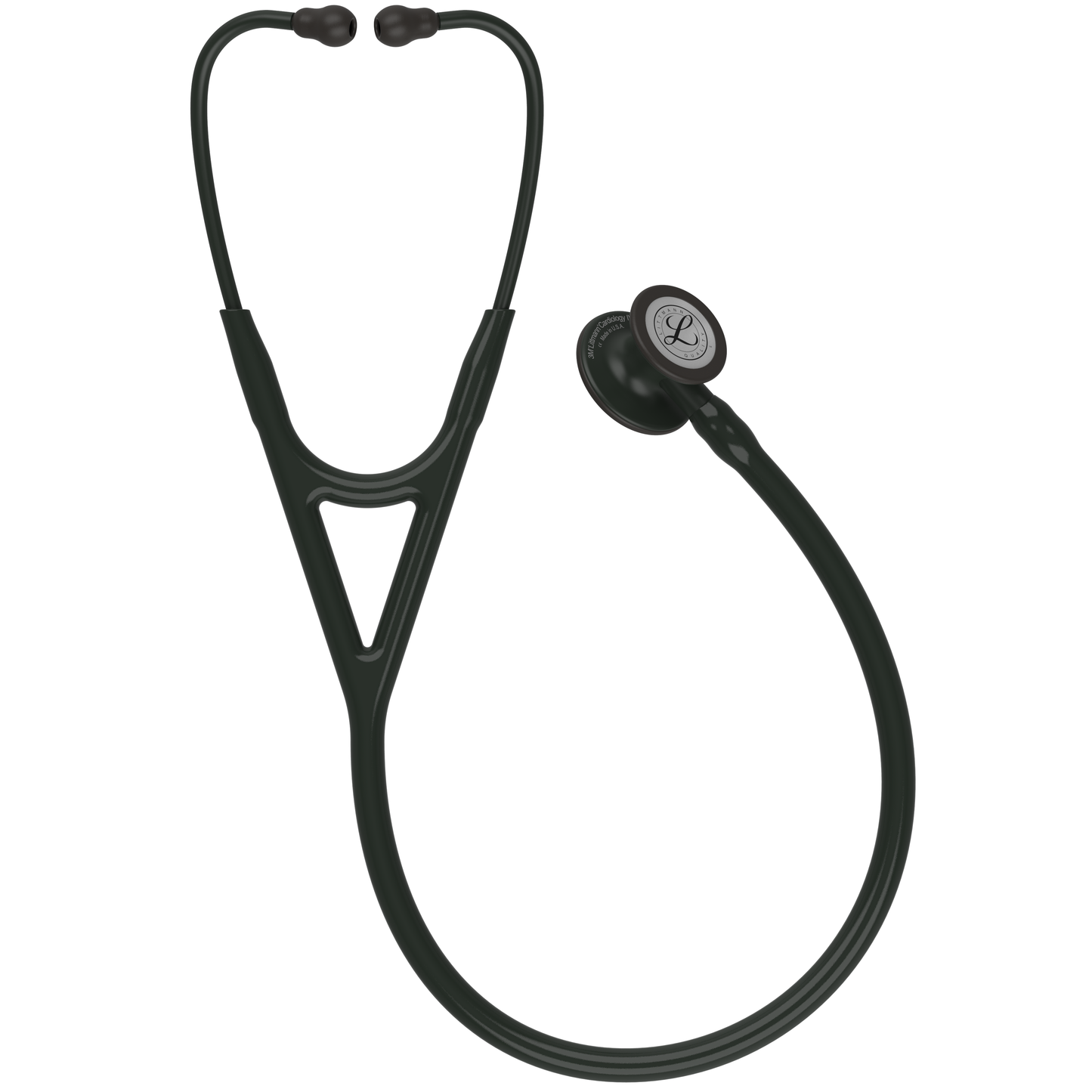 Littmann Cardiology IV Diagnostic Stethoscope: All Black 6163 Stethoscopes 3M Littmann