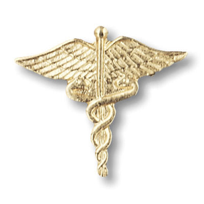 Large Gold Caduceus Accessories Prestige   