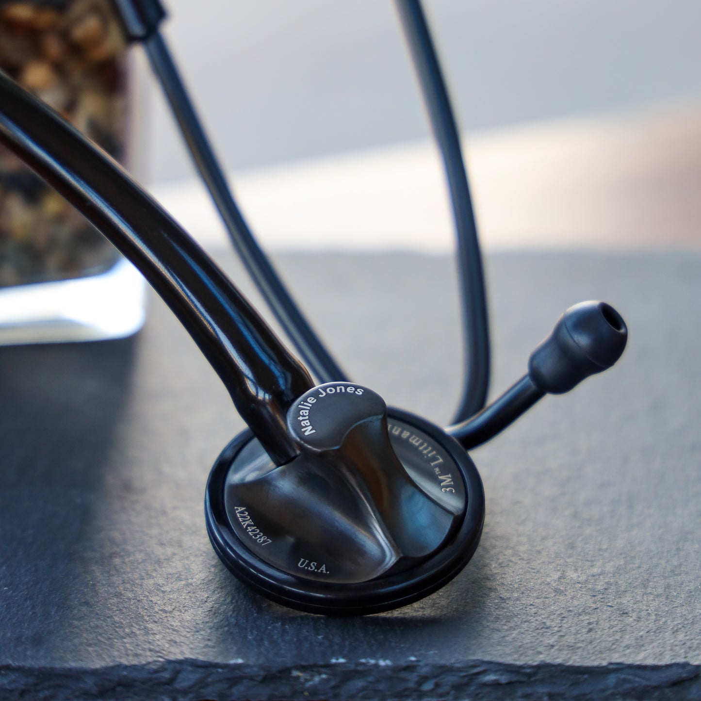 Littmann Master Cardiology Stethoscope: Black & Smoke Finish 2176 Stethoscopes 3M Littmann