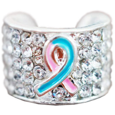 CharMED Crystal Stethoscope Charms Pink & Blue Ribbon Migration_Accessories CharMED