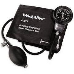 Welch Allyn Tycos DS48 Pocket Aneroid Sphygmomanometer with DuraShock Gear Free with 2 Piece Size 11 Adult Cuff Welch Allyn
